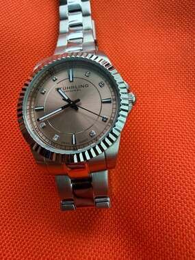 Stuhrling Original Classic Analog Pink Dial Women's Watch - 408L.12114